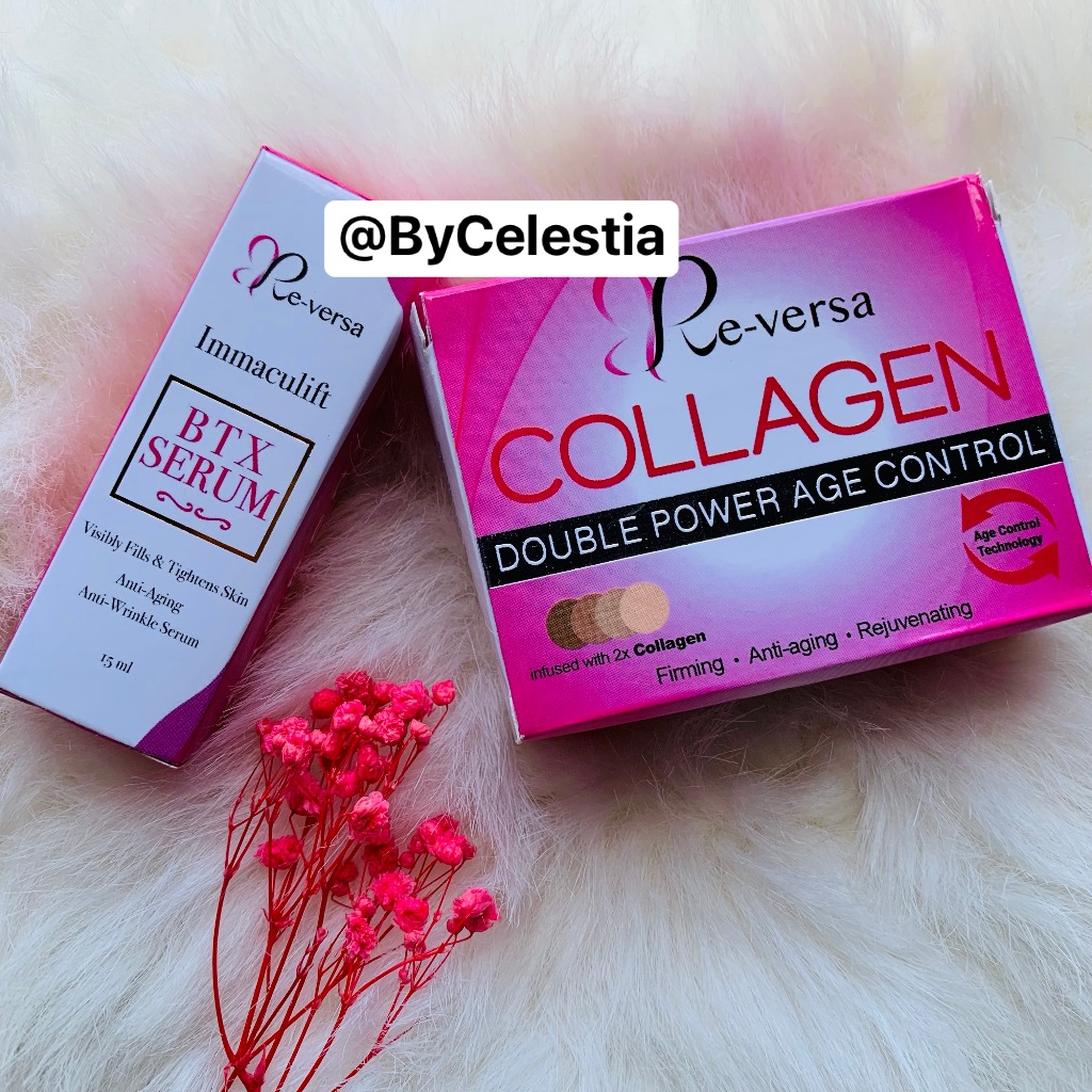 ByCelestia Manna Re-versa Collagen Soap and Botox Serum Double Power ...