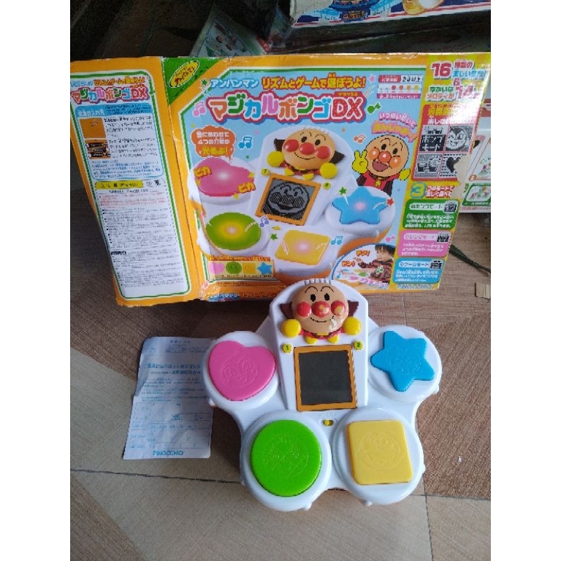 Pinocchio Anpanman Let's Play Rhythm and Game Magical Bongo DX Preloved ...