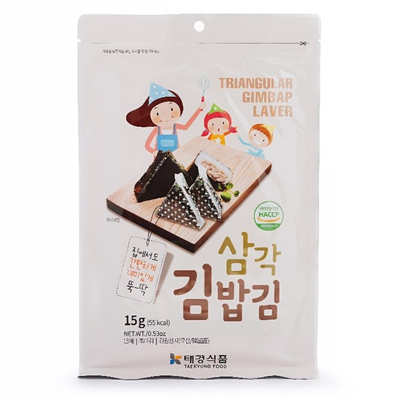 *PROMO* 15 Sheets Onigiri Nori Seaweed Wrapper Triangle Rice Kimbap ...