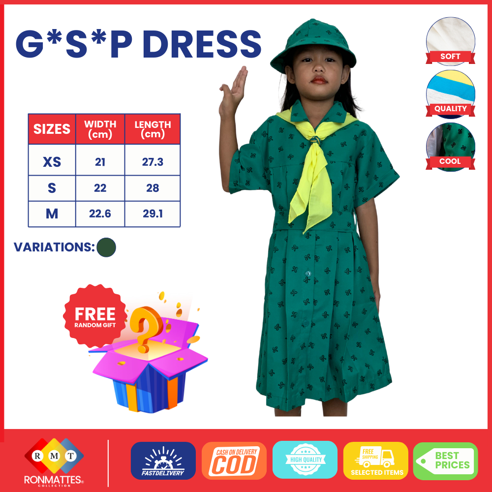 Rmt collection dress g*s*p junior /star scout for girl, dress scouting ...