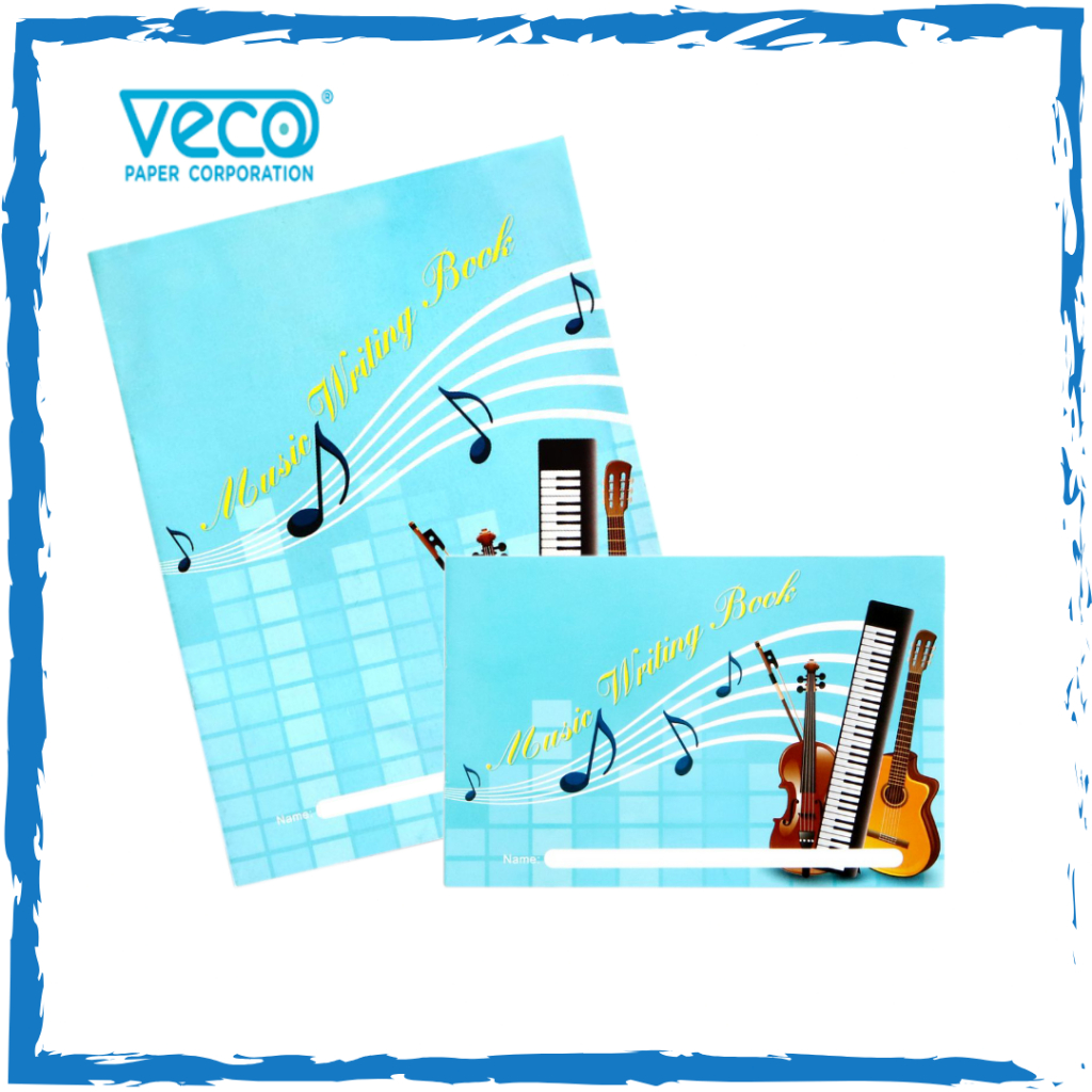 Music Writing Book 18 Sheets - Ideal for taking down notes for music ...