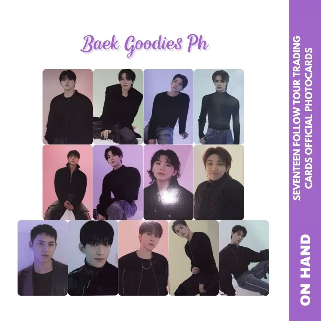 Seventeen Follow Again Official Trading Cards | Shopee Philippines