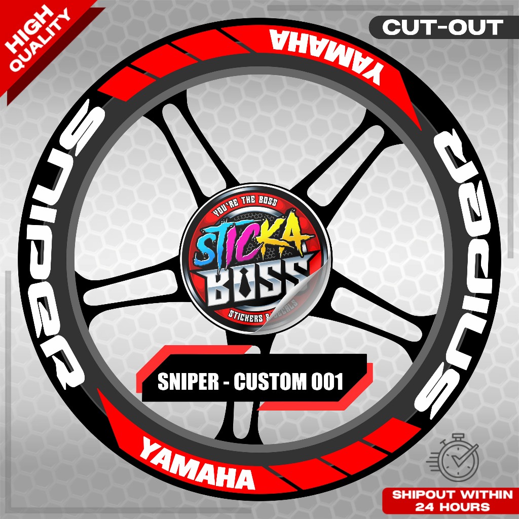 SNIPER 150 / 155 MAG STICKER SET ( 2 MAGS ) - CUSTOM 001 | VINYL ...