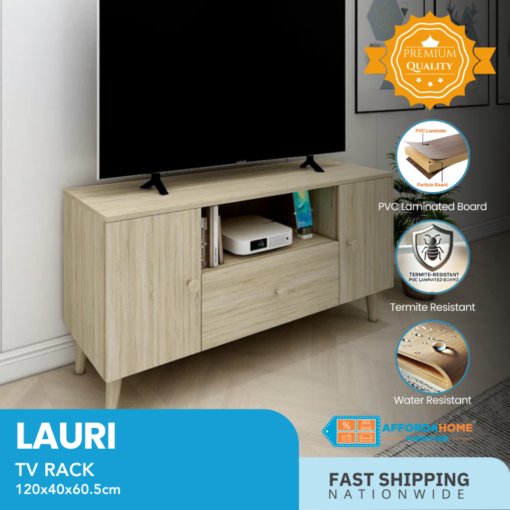 Lauri TV Rack cabinet furniture modern minimalist Living room bedroom ...