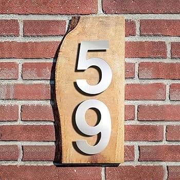 Cooper.ph big size （4.5x2.5in）stainless Address numbers 0-9 and letter ...