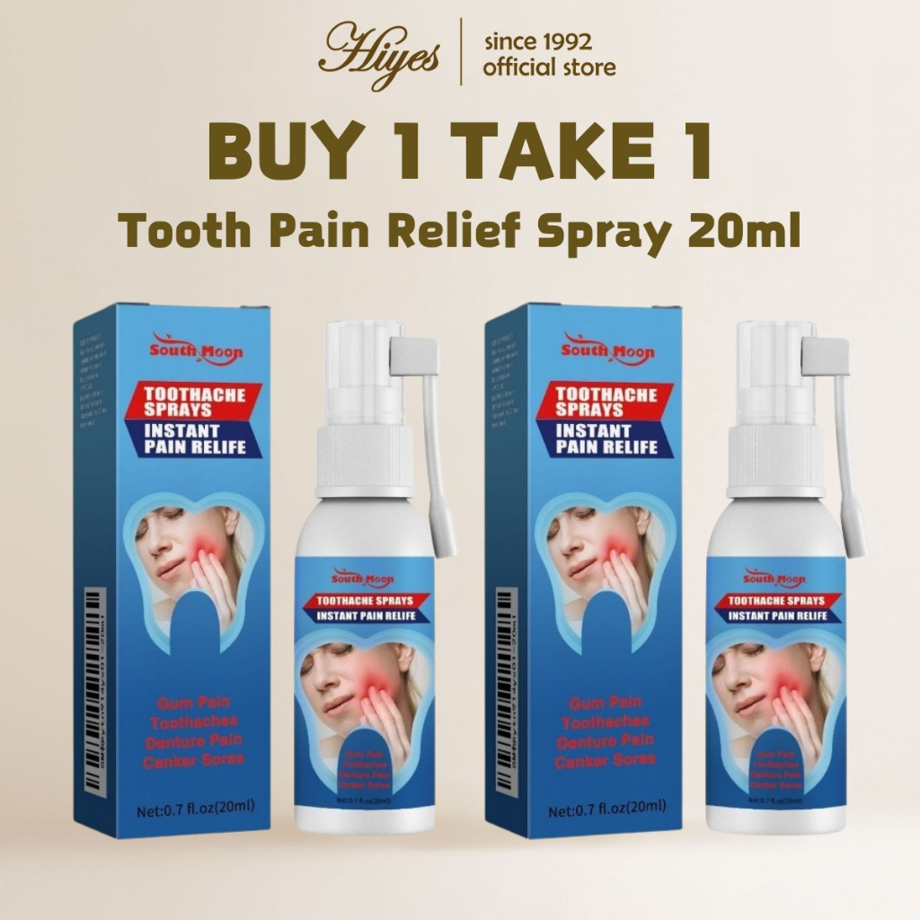 【BUY 1 TAKE 1】Tooth Pain Relief Spray 20ml Teeth Decay Remover ...