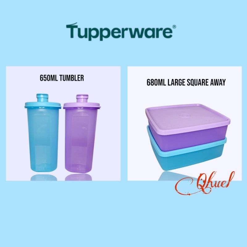 Tupperware Tumbler and Square Away | Shopee Philippines