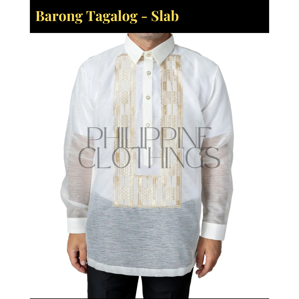 BARONG TAGALOG | SLAB/SNOW | ASSORTED BURDA | Shopee Philippines