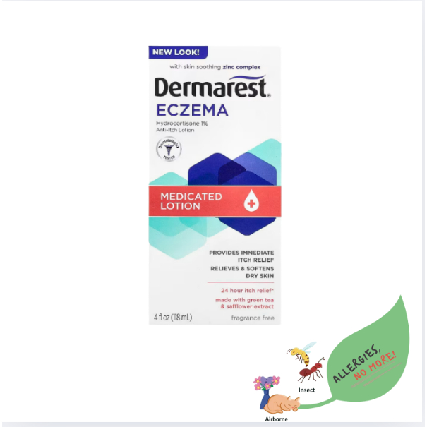 Allergies| Dermarest, Eczema, Medicated Lotion, Fragrance Free, 4 fl oz ...