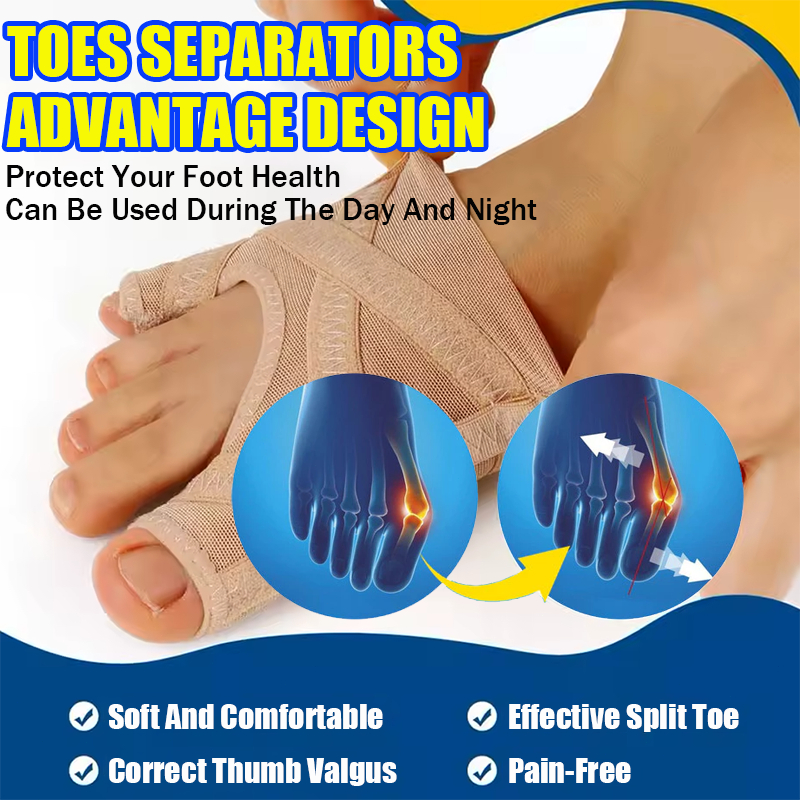 Bunion Corrector Toe Separator Foot Pain Relief Hallux Valgus ...