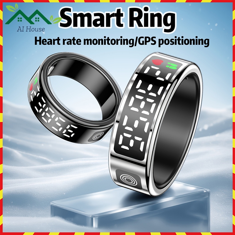 Smart ring engagement ring with GPS positioning heart rate monitoring ...