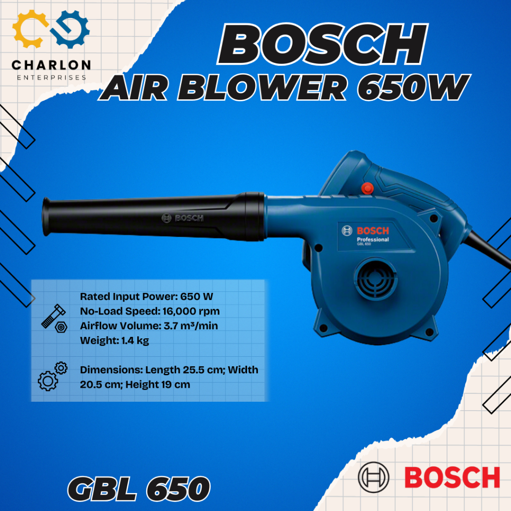 GBL 650 BOSCH AIR BLOWER 650W | Shopee Philippines