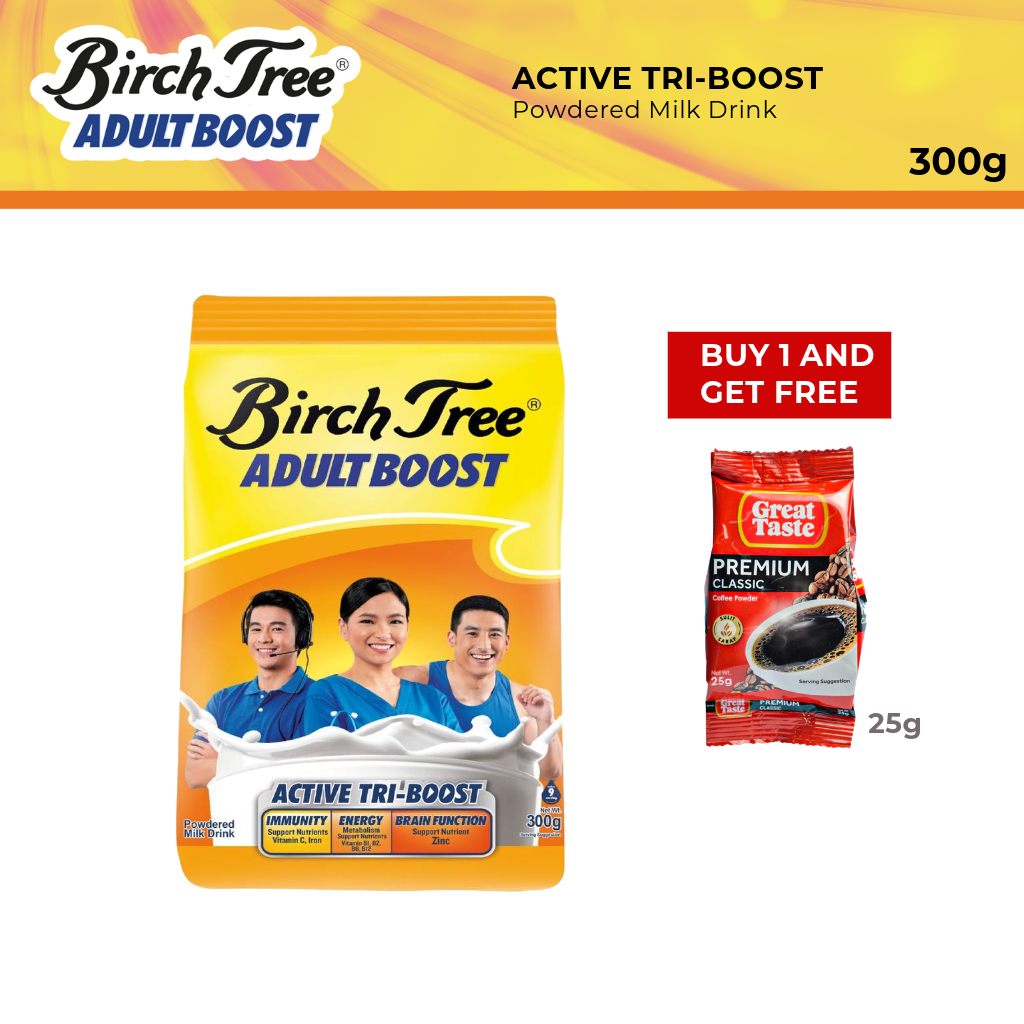 Birch Tree Adult Boost 300g Buy 1 Get Free Great Taste Classic 25g ...