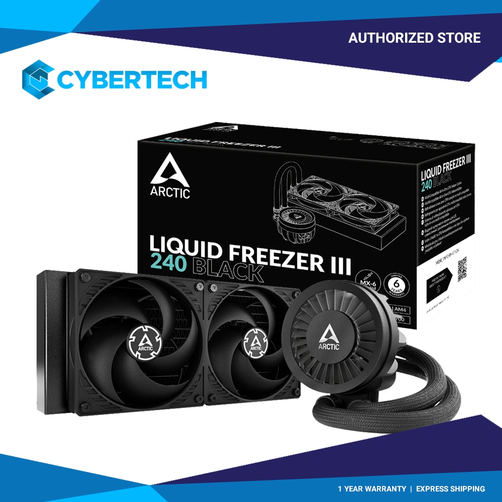 ARCTIC Liquid Freezer III-240 (Black) Multi Compatible All-in-One CPU ...