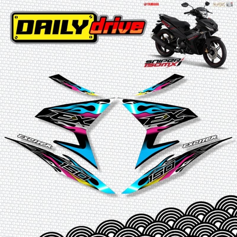 YAMAHA SNIPER 150 NEW LATEST DECALS DESIGN | Shopee Philippines