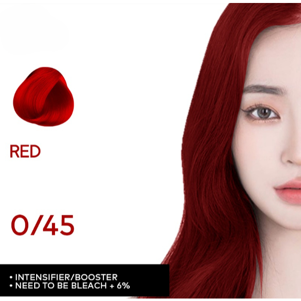 0/45 Red Coloring and Oxidizing Cream Set ASHLEY Shine Professional ...