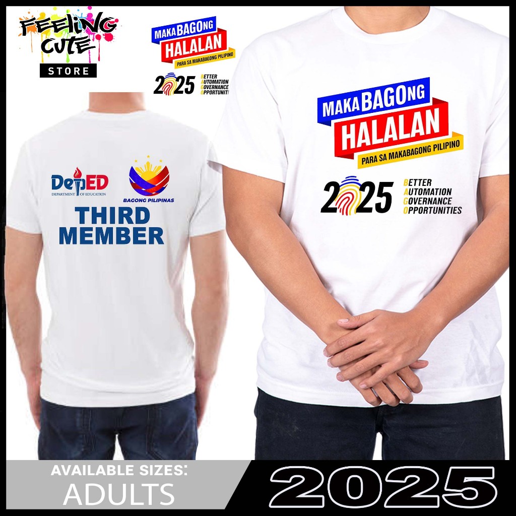 Makabagong Halalan 2025 for Teachers Trendy Graphic Tees | Shopee ...