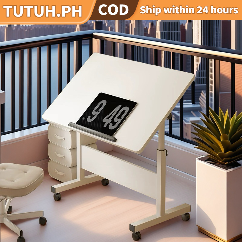 ⚡COD⚡Adjustable Laptop Table Foldable Computer Desk Mobile Desk ...