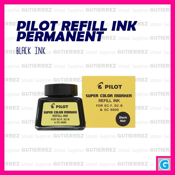 Pilot Refill Ink for Permanent BLACK | Shopee Philippines