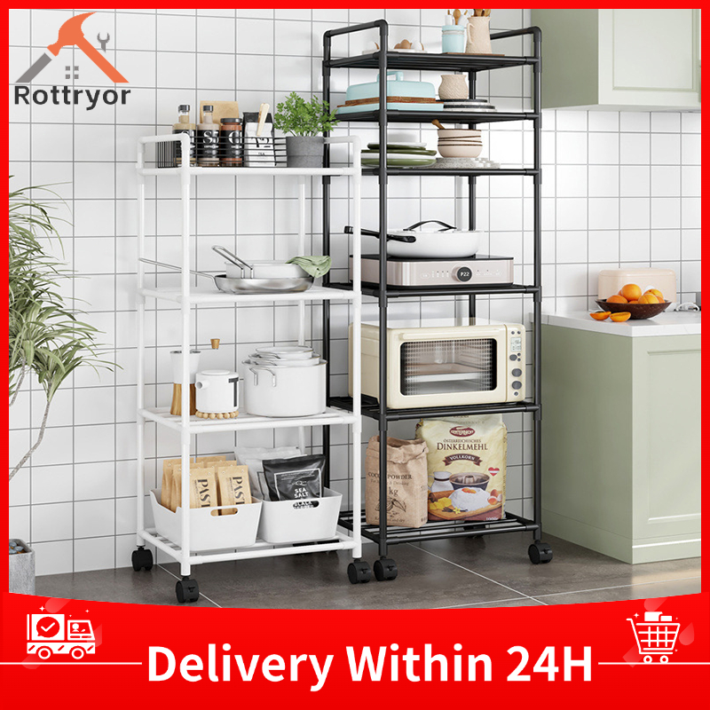Kitchen Organizer Rack Simple Multi-layer Storage Rack Pot Rack ...
