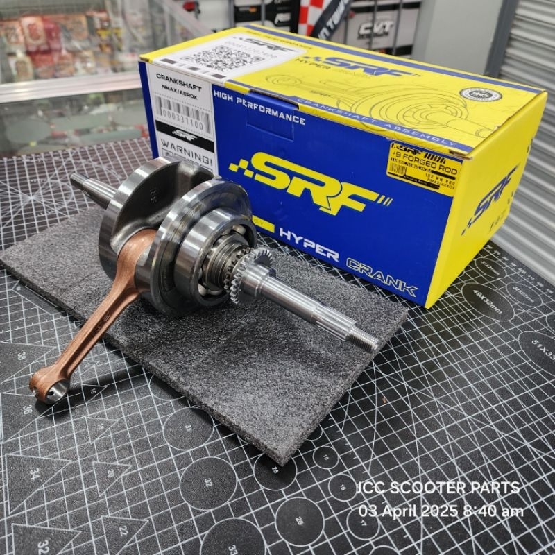 SRF CRANKSHAFT +6MM +9MM AEROX V1 V2 NMAX V2 | Shopee Philippines