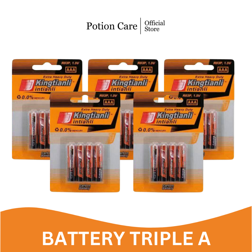 5 packs Triple A Dry Cell Batteries for Wall Clock and Alarm Clock ...