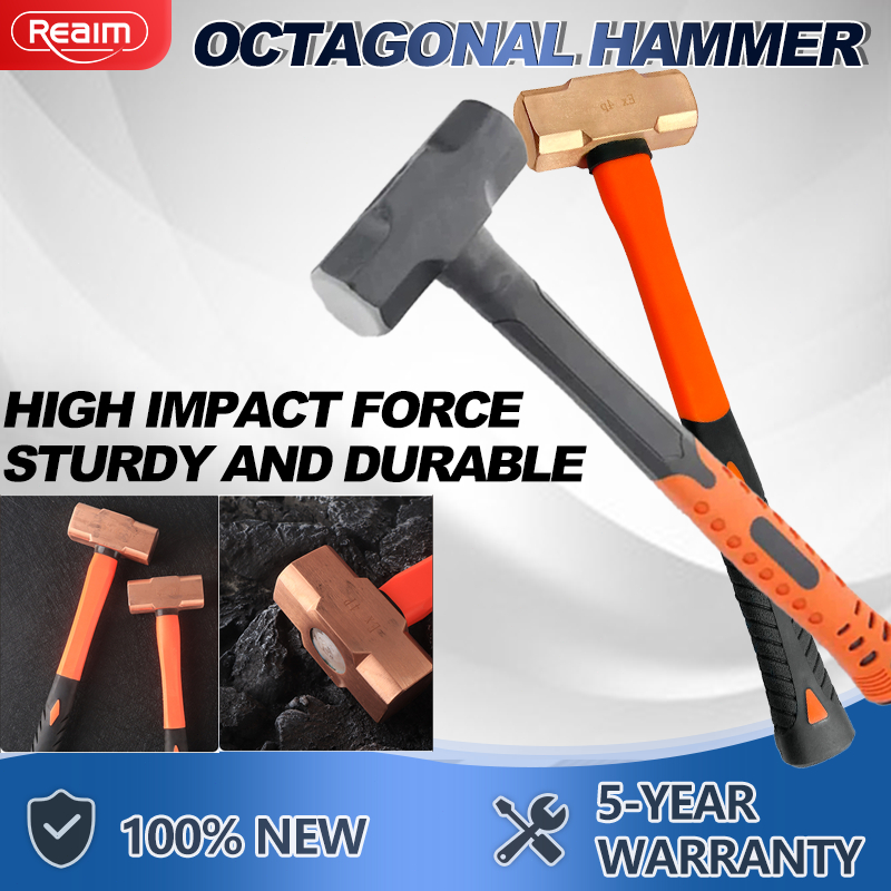 REAIM Sledge Hammer Heavy TPR handle Wooden handle2/3/4LBS | Shopee ...
