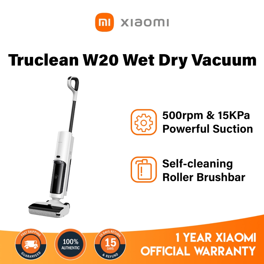 [NEW] Xiaomi Truclean W20 Wet Dry Vacuum EU 3-in-1 Self-cleaning 15KPa ...