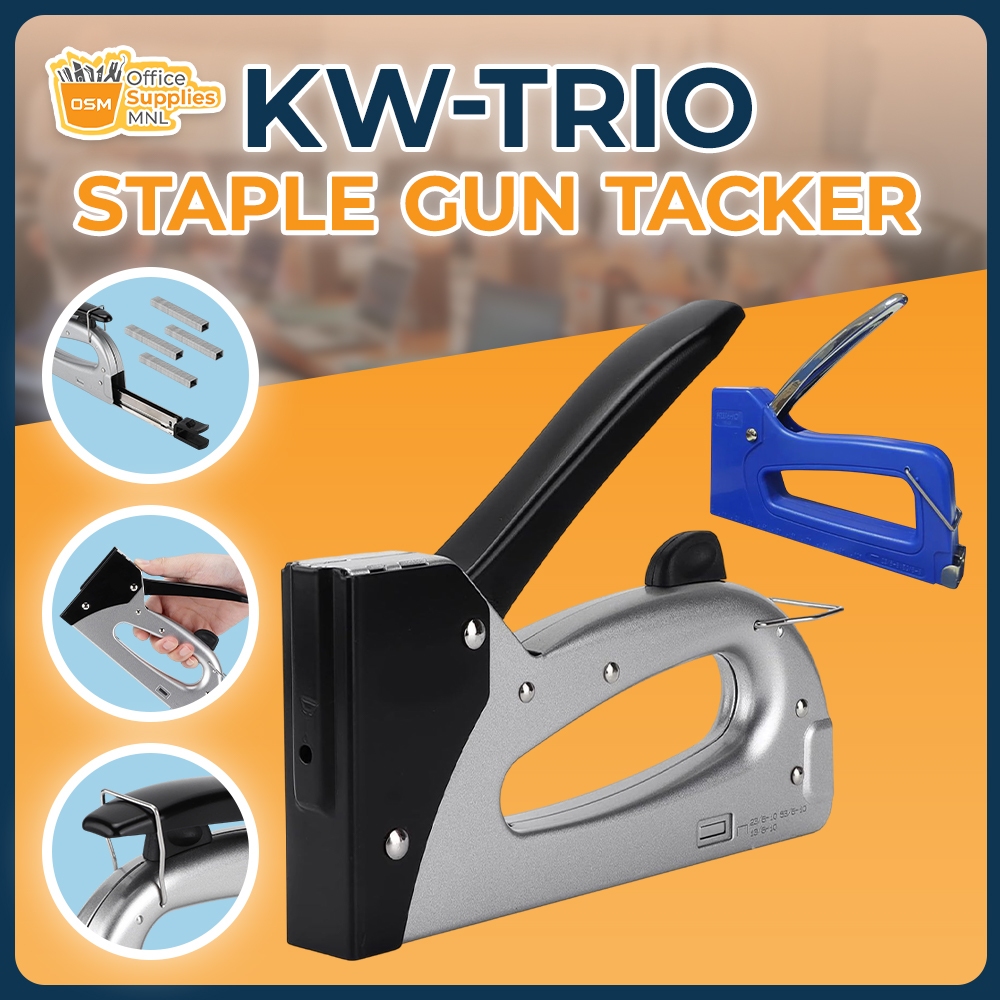 KW-TRIO Staple Gun Tacker Multifunctional Heavy Duty Stapler with FREE ...