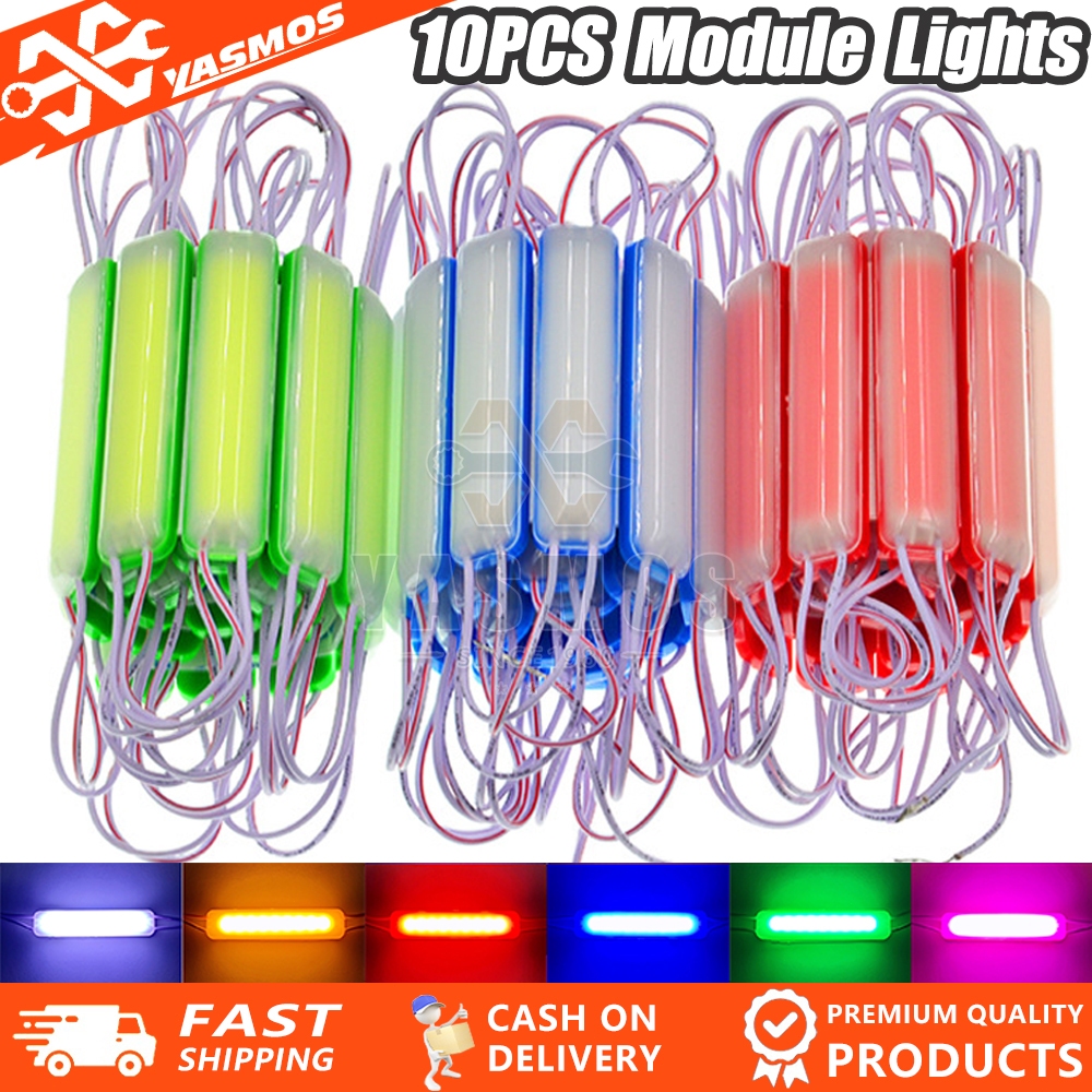 10/20/50 piece Module Long 6 Led Light For Motorcycle Car Waterproof ...