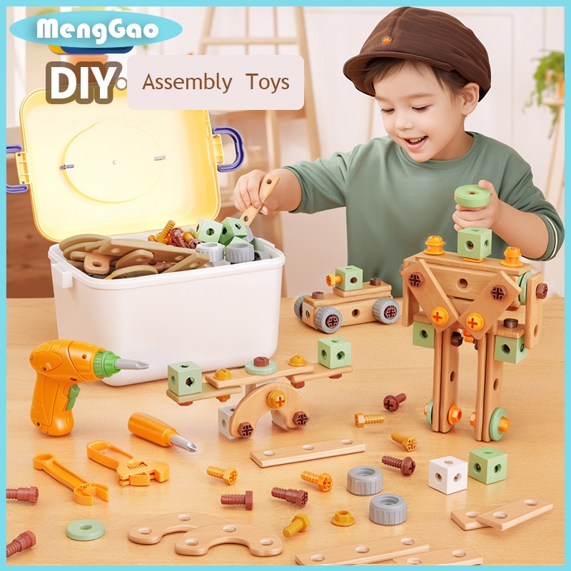Assembling screw tool box toys children's role-playing educational toys ...