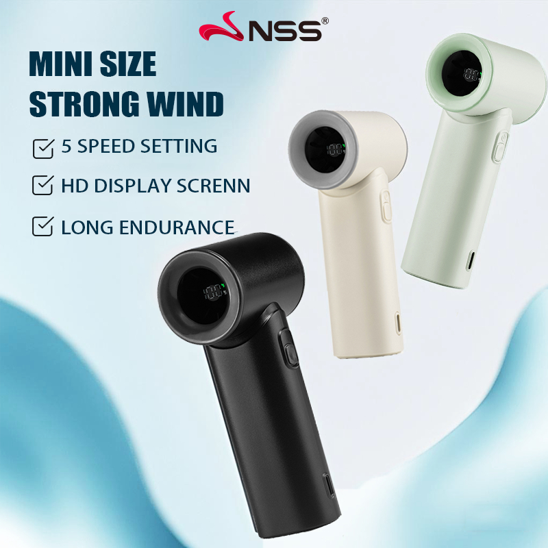 NSS Mini Turbo Fan High Speed Rechargeable Small Electric Air Cooler ...