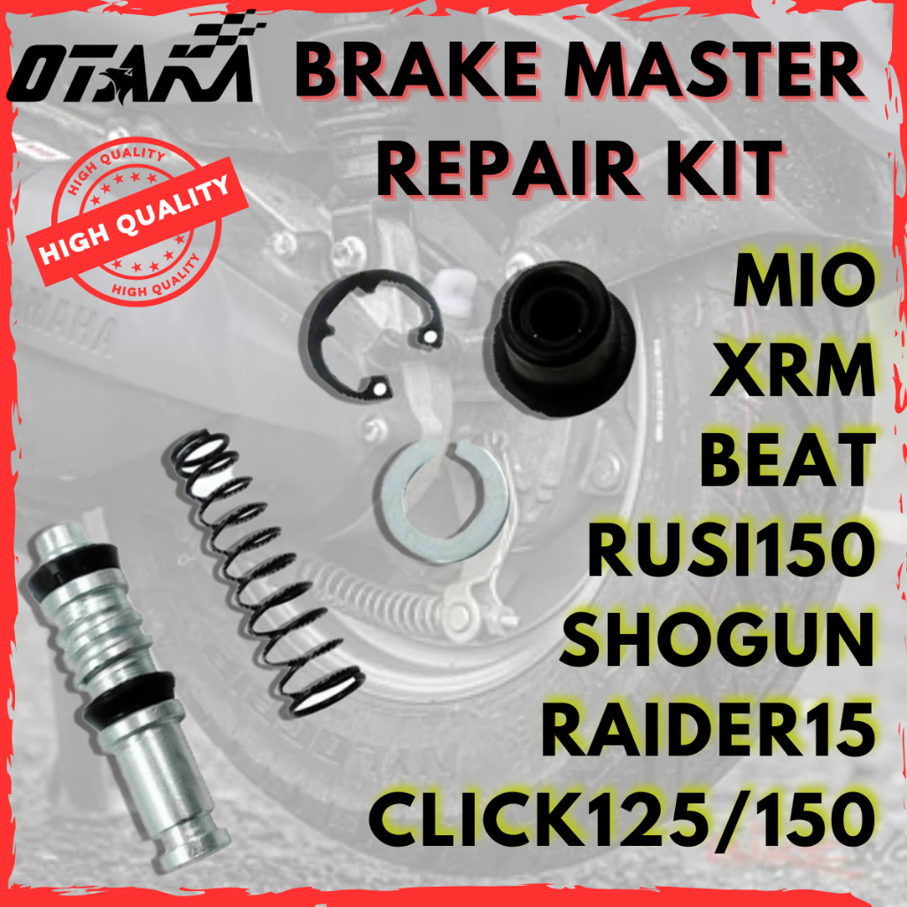 BRAKE MASTER REPAIR KIT FOR XRM/WAVE/FURY/SHOGUN/BEAT/MIO/RAIDER/RUSI ...