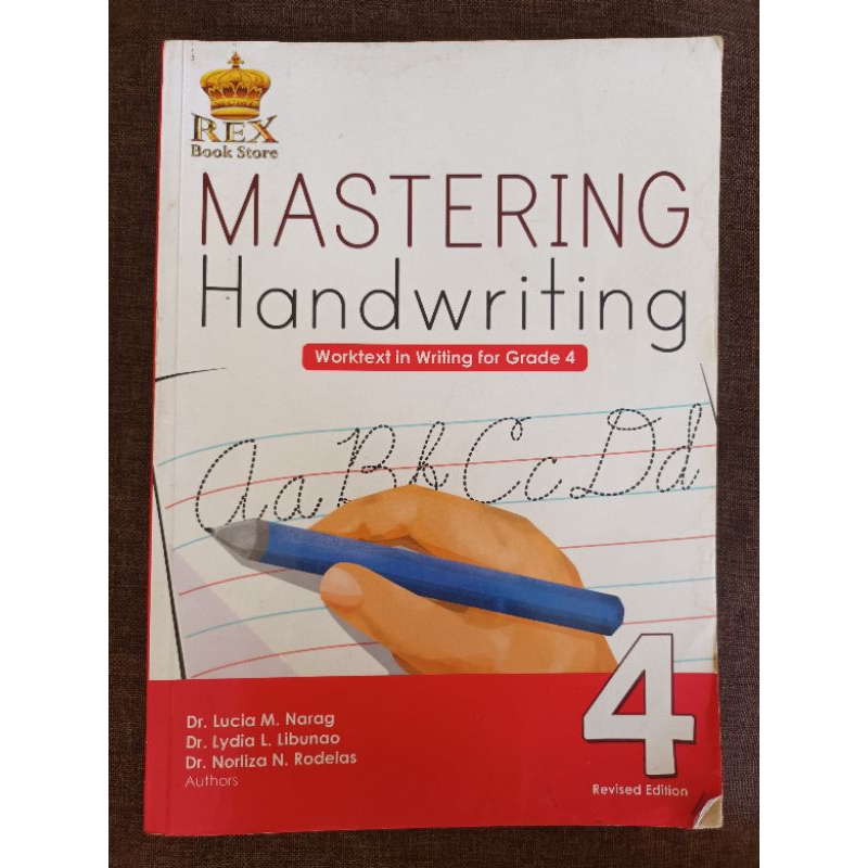 Mastering Handwriting Grade 4 - REX Book Store | Preloved Text Book ...