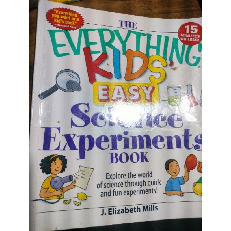 The Everything Kids' Easy Science Experiments Book | Shopee Philippines