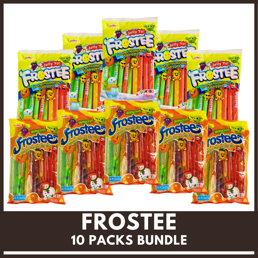 10 Packs Bundle Frostee Pudding / Jelly Fruity Flavor Juicy Taste for ...