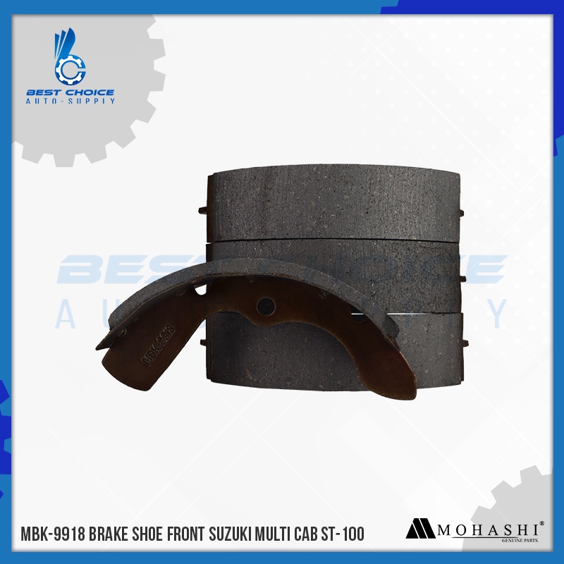 BRAKE SHOE SUZUKI MULTICAB ST-100 FRONT MOHASHI MBK-9918 (4PCS ...