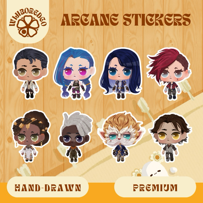 Arcane Stickers - League of Legends laptop stickers, Lol Tumbler ...