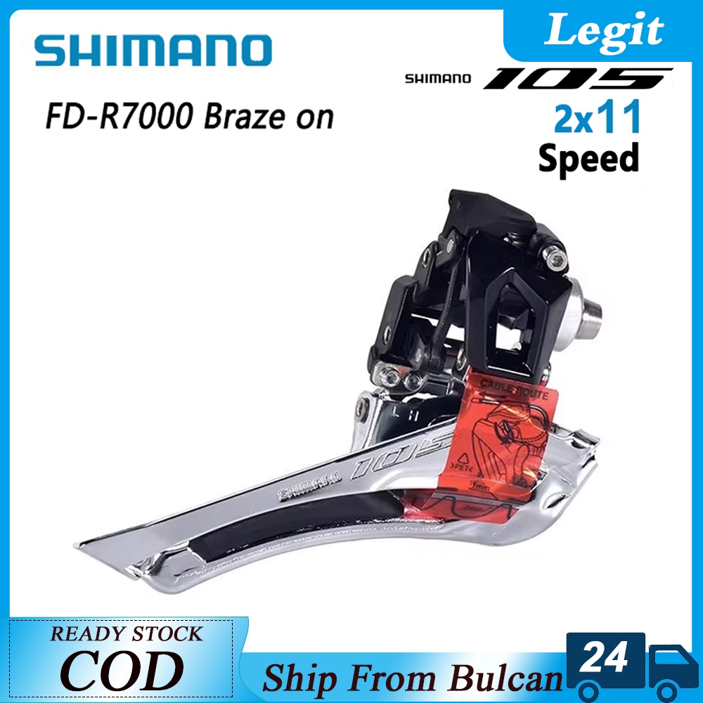 SHIMANO 105 FD-R7000 2x11Speed Front Derailleur Road Bike Braze On ...