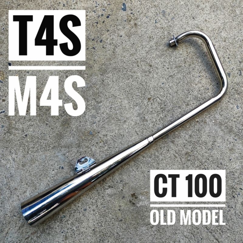 Stainless Stock Type Muffler for Kawasaki CT100B Old Model | Shopee ...