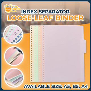 12 Pcs A5 Index Divider, 6 Hole Plastic Paper Sheet, Translucent Floral Planner A5 Binder Index Dividers Classified Label Binder Binder Dividers For Planner Notebook Travel Diary Journal Loose