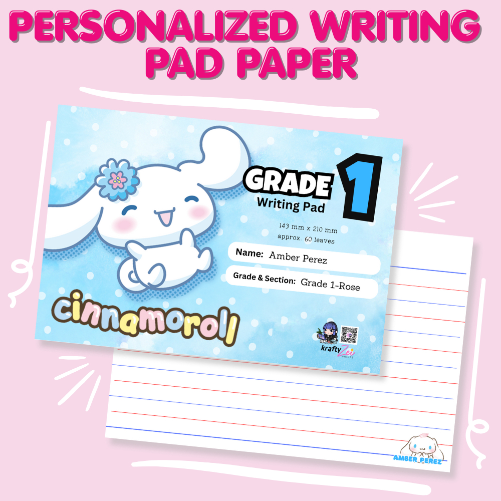 Hello Kitty & Friends Personalized Writing Pad Paper (60 leaves ...