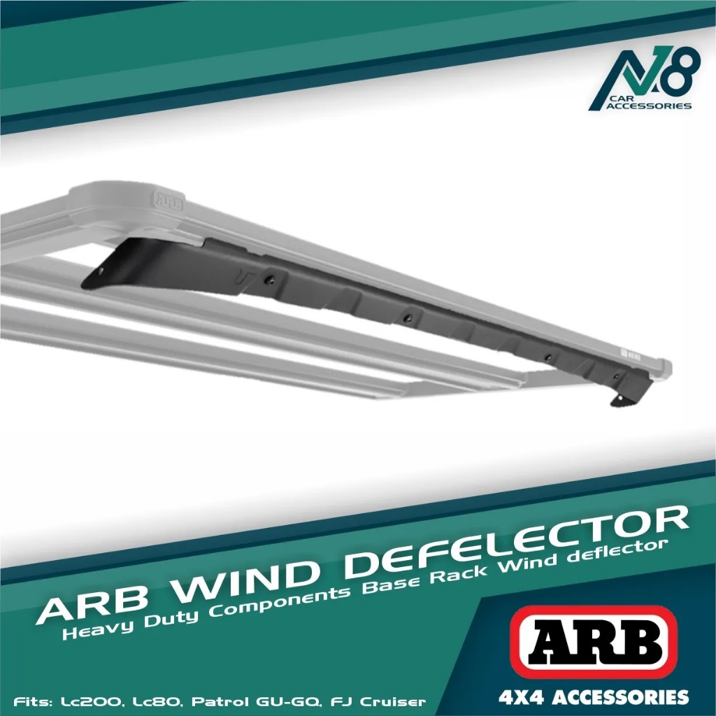 ARB Base Rack Wind Deflector LC80, LC200, Patrol GU-GQ, & FJ Cruiser ...