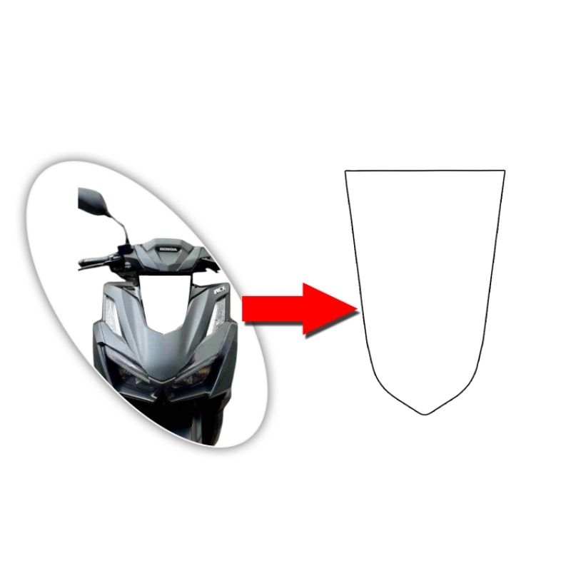 honda click 160 front cover sticker/motorcycle stickers | Shopee ...