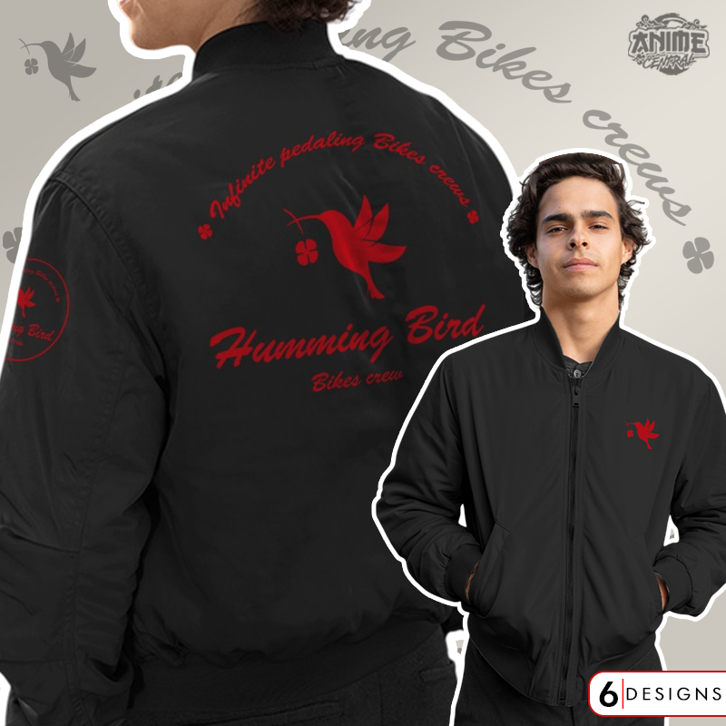 Anime Windbreaker Character Windbreaker jacket Humming bird crew ...