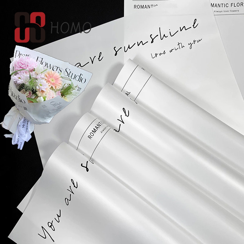 20pcs 30*45cm Bouquet Wrapper Paper Valentine's Day High-Quality Decor ...