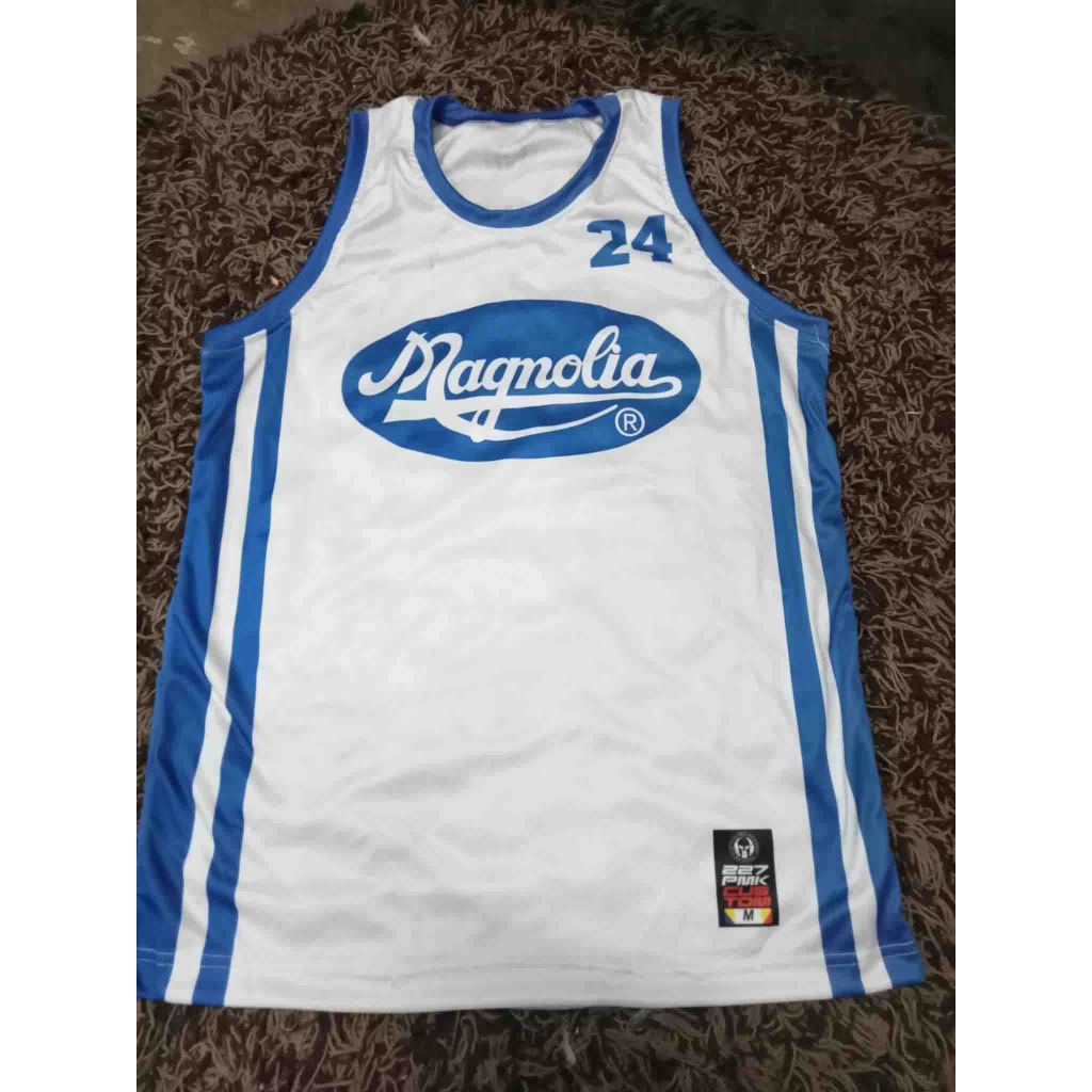 PBA Retro Jersey Magnolia Black #24 | Shopee Philippines