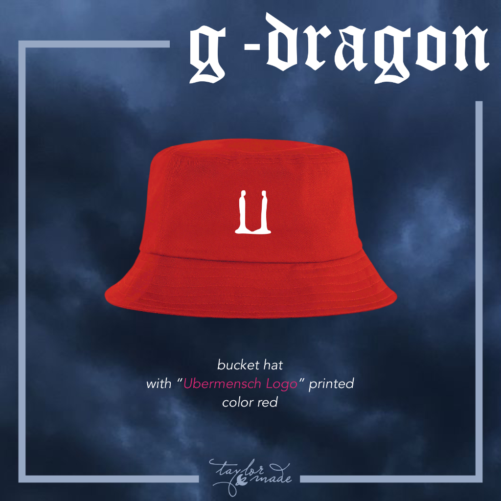 G-DRAGON UBERMENSCH CAP / BUCKET HAT | Übermensch Manila GDRAGON