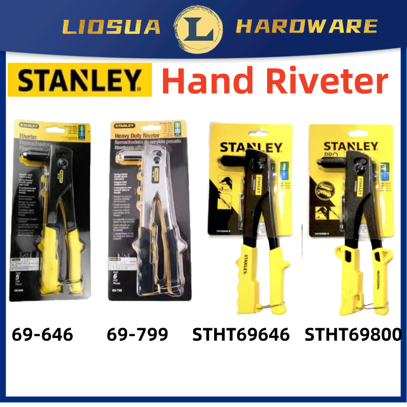【Stanley】Hand Riveter Tool - Professional Manual Rivet Gun for Metal ...