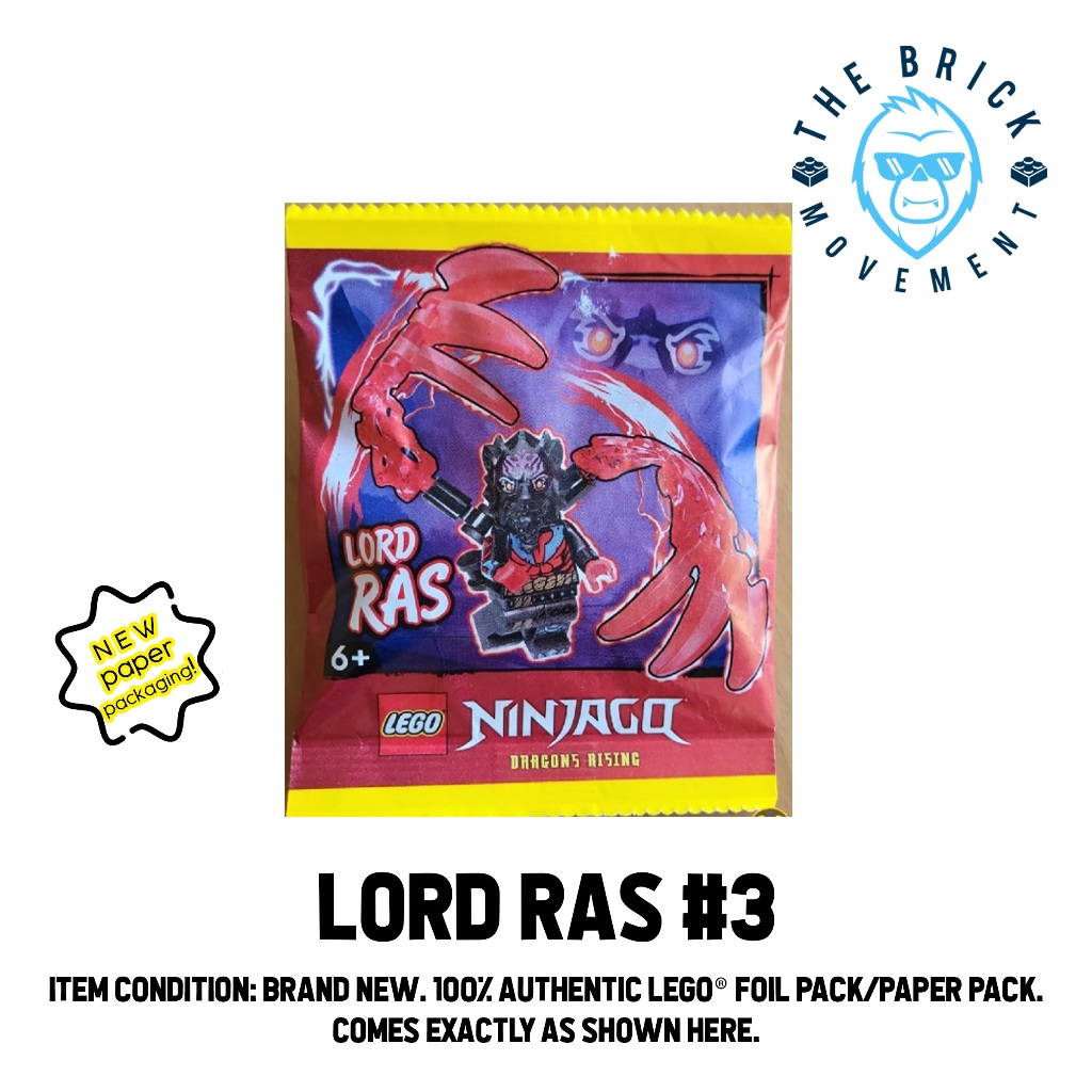 NINJAGO Lord Ras Foil / Paper Pack #3 | Shopee Philippines